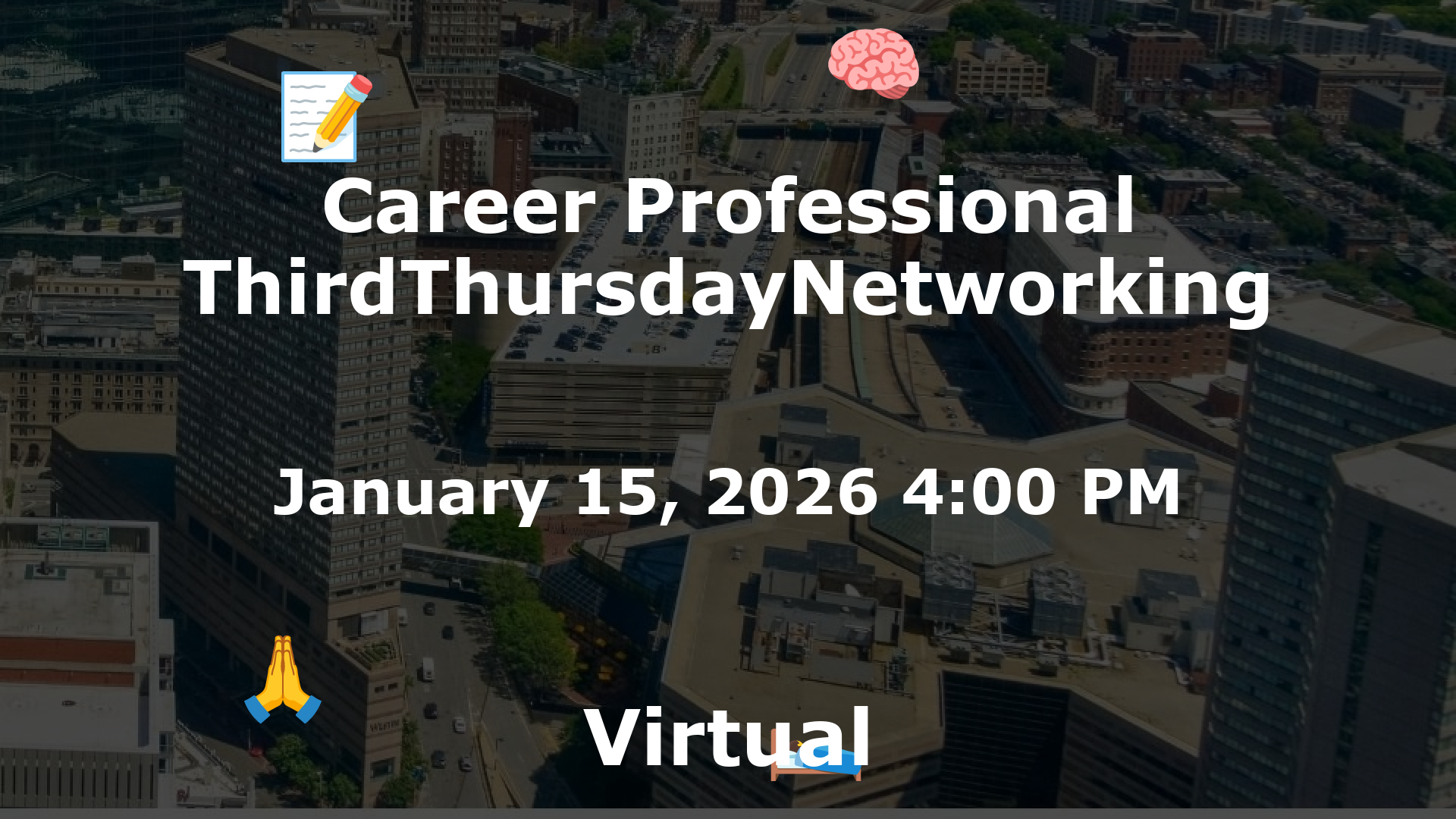 Career Professional ThirdThursdayNetworking  event image